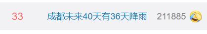 “成都未来40天中36天有雨”上热搜！因为萧敬腾？官方解释来了！