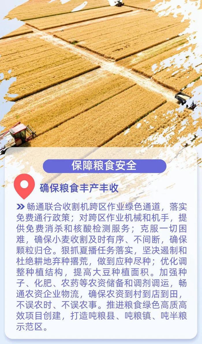 一图读懂|“稳经济促发展—惠民惠企政策解读”之粮食安全、保民生的相关政策解读