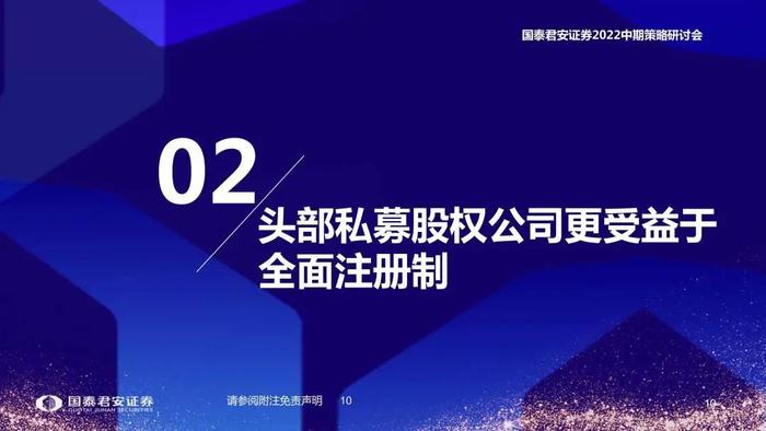 【国君非银|资产管理行业22中期策略报告】注册制下的私募股权投资机会