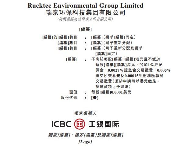 新股消息丨瑞泰环保递表港交所主板 2019-2021年收入复合年增长率为156.3%