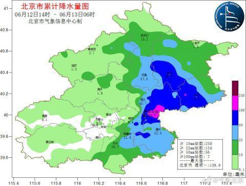 北京这场雨下了多少？数据来了！最大在这儿