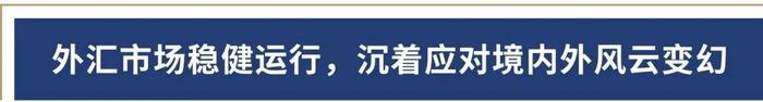 【新闻头条】外汇市场平稳运行，增厚稳经济“安全垫”