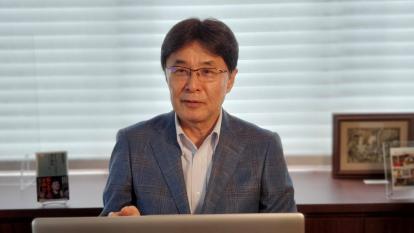 图为日本国际政治经济学家、前参议院议员浜田和幸 受访者供图