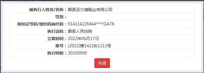 足力健新增执行标的3010万，创始人张京康已“限消”