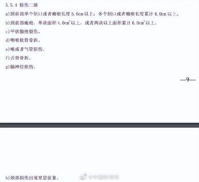 什么情况属于轻伤二级？评定标准科普来了