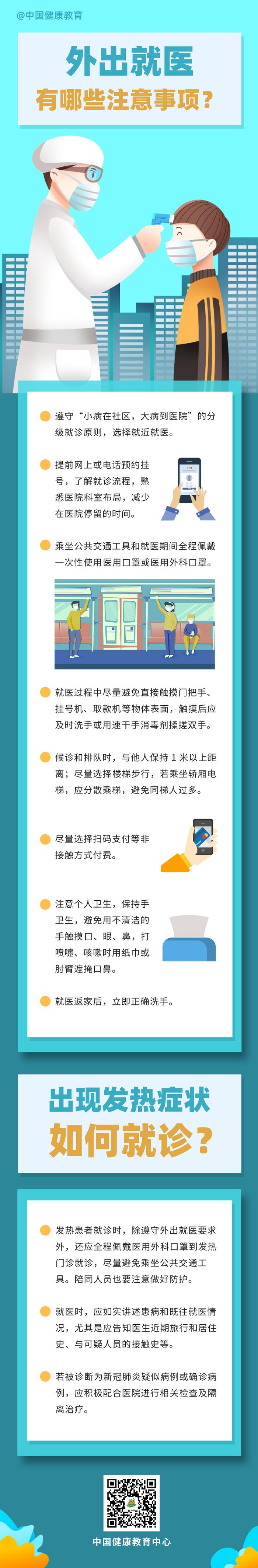 【温馨提示】外出就医有哪些注意事项？出现发热症状如何就诊？