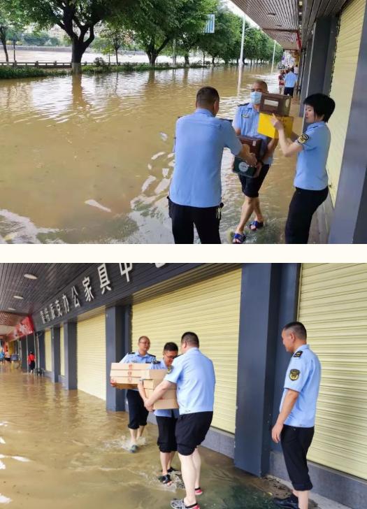 防汛有我！广东韶关市场监管全力投入防汛抗洪抢险攻坚战