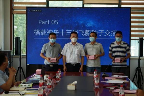 这些种子上过天！“神舟十三号搭载上海市农作物种子交接仪式暨航天新品种现场品鉴活动”举行