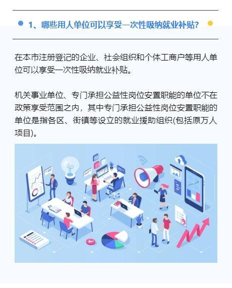 单位招用失业人员后可以享受一次性吸纳就业补贴吗？速来了解→