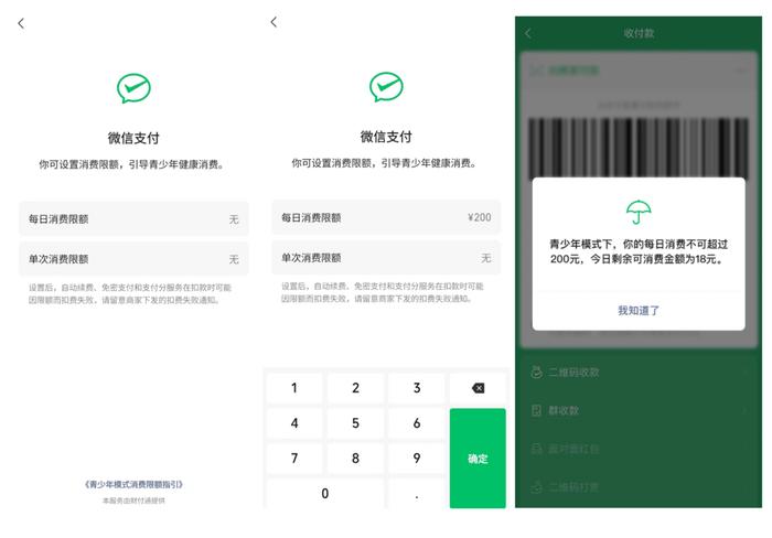 微信青少年模式上线支付限额功能 网友：大人更需要