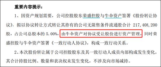 荣盛发展实控人父女组合拳变相减持？ 接盘方私募或为市值管理套利而来