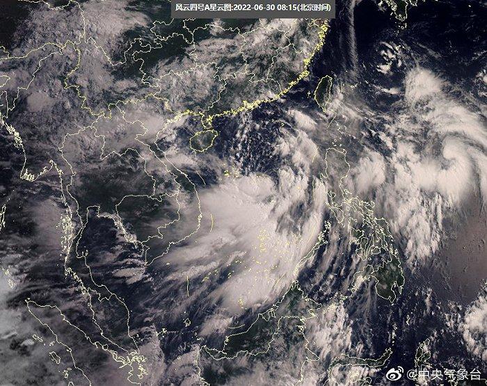 中央气象台：2022年第3号台风暹芭生成，将成为第一个登陆我国的台风