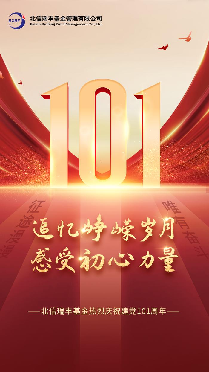 建党节 | 热烈庆祝中国共产党成立101周年！