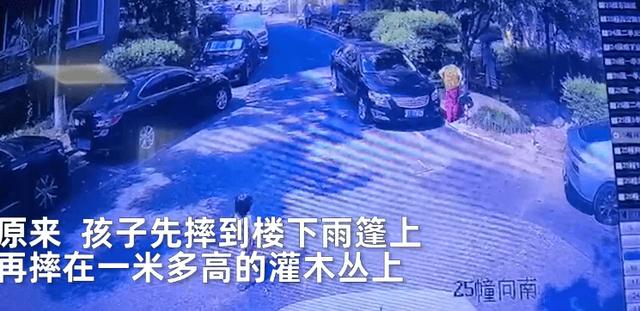 监控曝光！杭州5岁女童从7楼坠落奇迹生还，自己爬起来求助路人