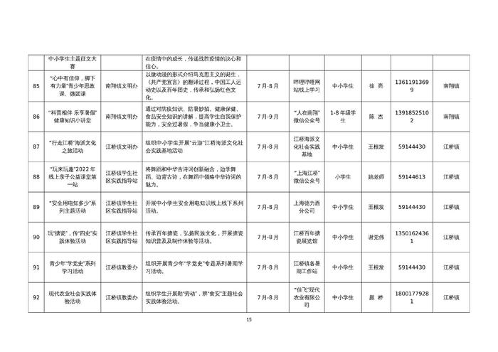 假期怎么过？150项未成年人暑假活动等你来参与