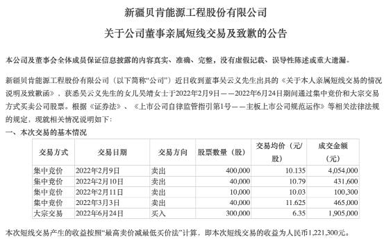 “大义灭亲”！A股董事揭发其女短线交易，上市公司董监高何时才能学会交易规则？