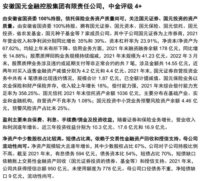 【中金固收·信用】掘金金控平台——金控平台类发行人信用资质点评及债券投资价值挖掘（地方国企篇）