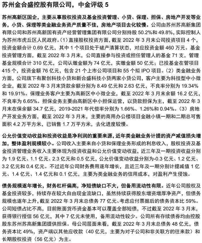 【中金固收·信用】掘金金控平台——金控平台类发行人信用资质点评及债券投资价值挖掘（地方国企篇）