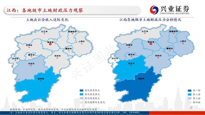 【兴证固收.重磅推荐】全国各地区土地财政压力大盘点——基于地级市维度的深度解析