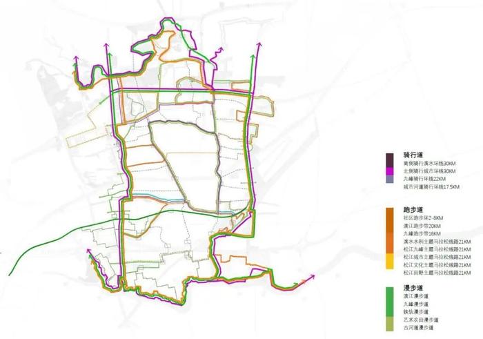 松江新城绿环概念规划方案来了！你最喜欢哪一个？