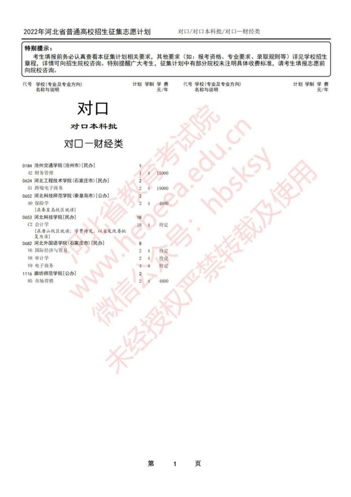 河北公布对口本科批征集志愿计划 填报时间为今天12时至16日10时