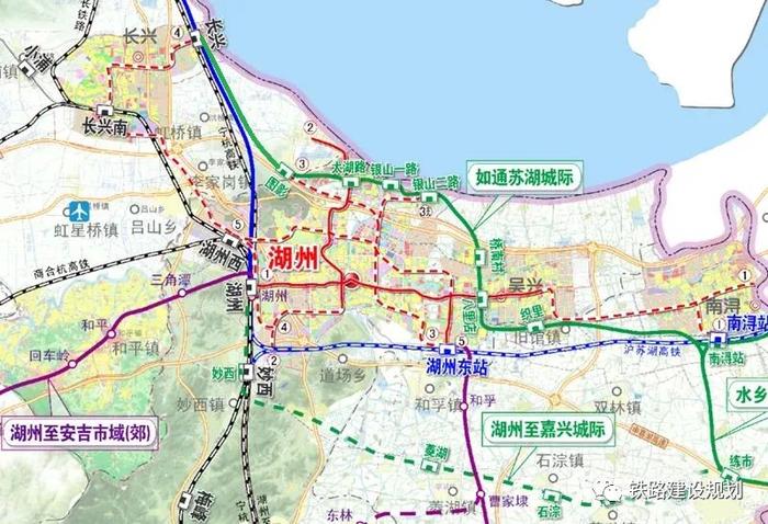 全线设11座车站！如通苏湖城际铁路（南浔至长兴段）用地预审获批！