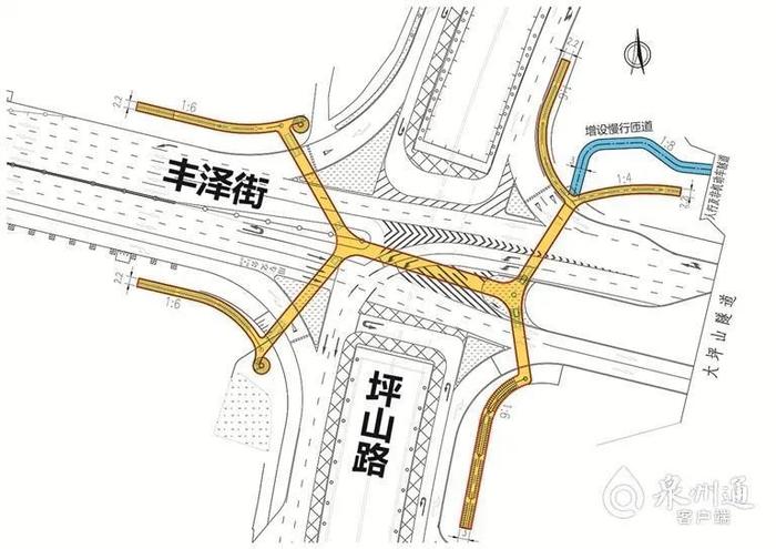 泉州市区大坪山隧道西洞口人行天桥改造开启