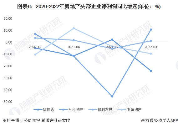 2022年中国房地产头部企业经济指标分析 盈利及成长能力仍需改善【组图】