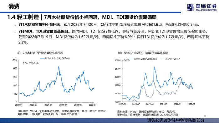 【国海策略】汽车销量持续修复，大宗商品价格降温——行业景气跟踪双周报系列