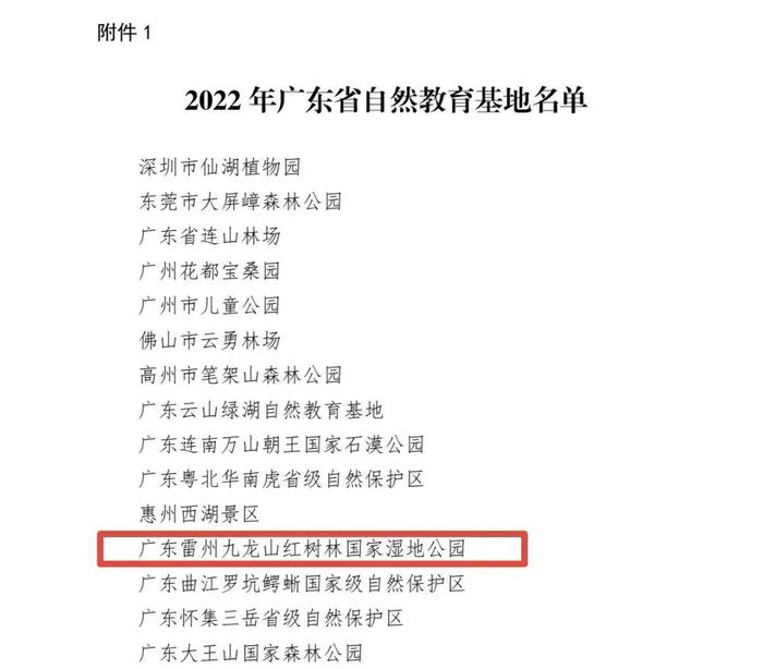 省级自然教育基地+1！湛江这个以红树林命名的国家湿地公园不仅景美……