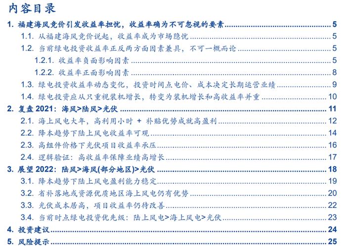 【安信环保公用邵琳琳/周喆团队】绿电行业深度：收益率！收益率！绿电投资不可忽视的要素