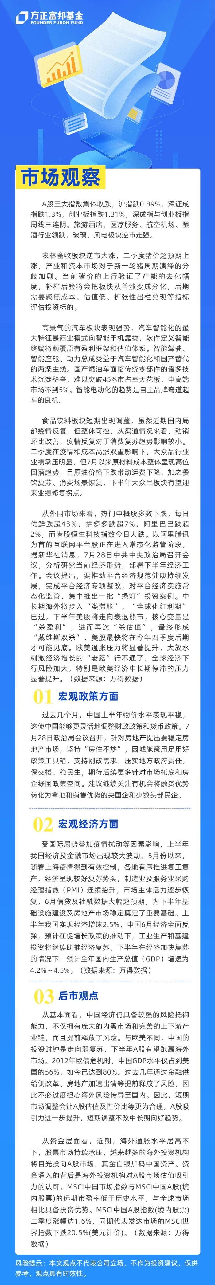 A股三大指数集体收跌 农林畜牧板块逆市大涨