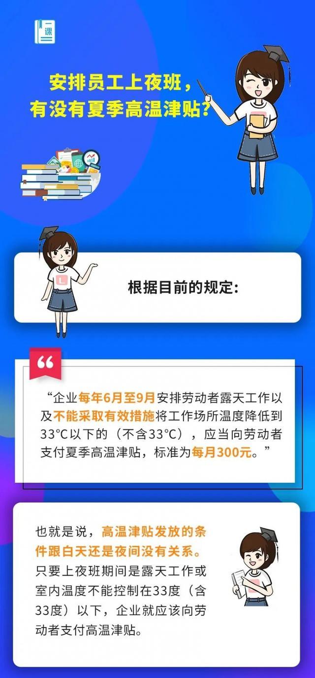 发了“清凉礼包”，就可以不发夏季高温津贴了吗？来看这些关于高温津贴的解答→