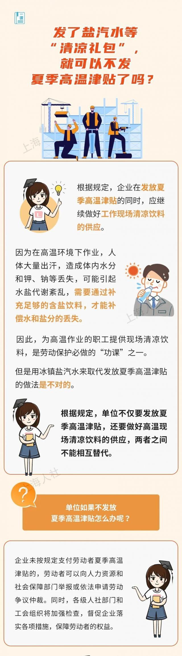 发了“清凉礼包”，就可以不发夏季高温津贴了吗？来看这些关于高温津贴的解答→