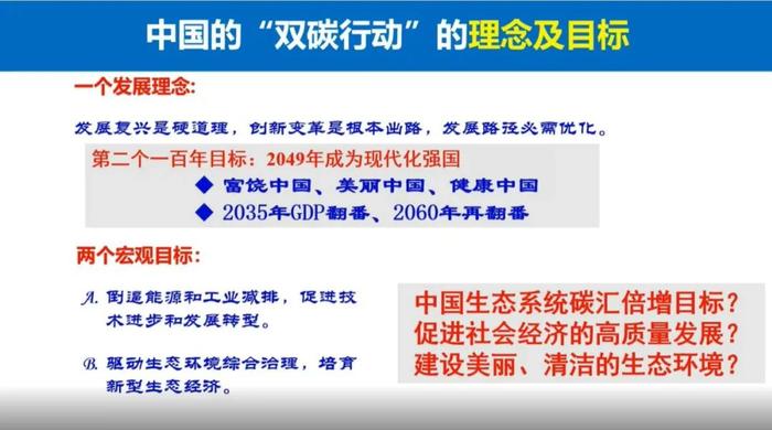 于贵瑞院士：陆地生态系统的碳汇潜力及增汇技术途径