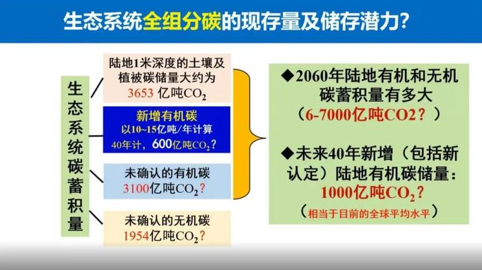 于贵瑞院士：陆地生态系统的碳汇潜力及增汇技术途径