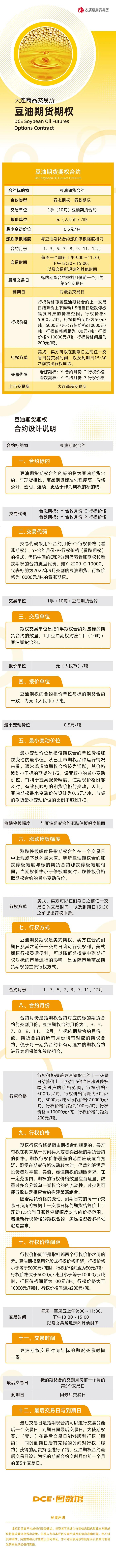 DCE·图数馆 | 豆油期货期权合约设计说明