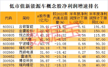 新能源车销量火爆！低风险潜力股名单出炉