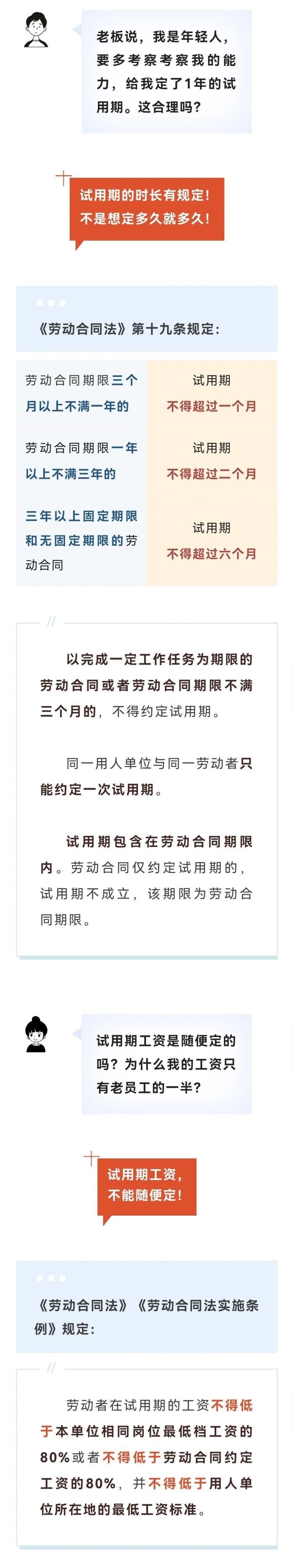 试用期不签合同不缴社保，违法！