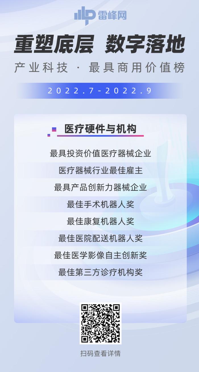 医疗机器人的「未来图纸」上，谁是最醒目的那一笔？