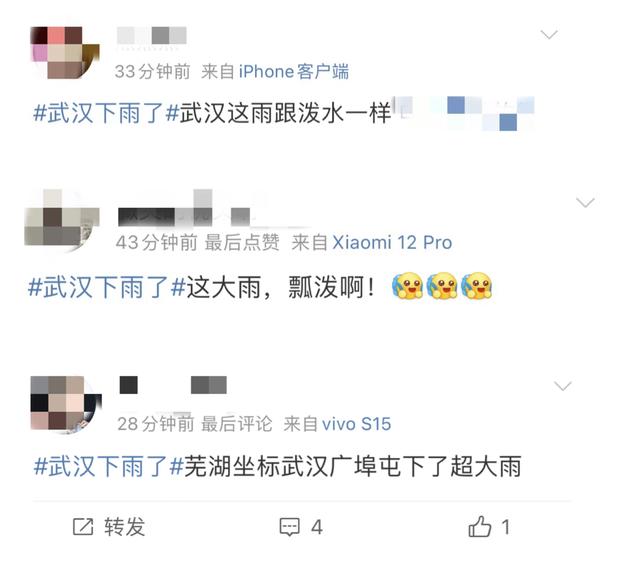 武汉终于下雨了！网友：“我怀疑龙王只是打了一个哈欠”