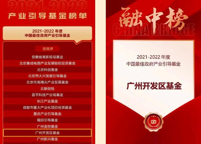 开发区基金荣获融资中国2021-2022年度“中国最佳政府产业引导基金”、“中国集成电路与半导体领域最具成长性投资机构”等奖项