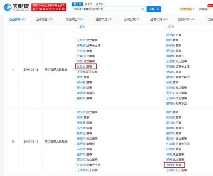 出走格力的徐自发是谁？曾任职格力电器董事，和70家公司有关联