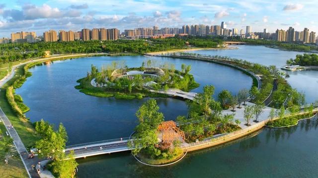 眼底一望绿意，一览南上海醉美风景！奉贤区创建国家生态园林城市通过市级验收