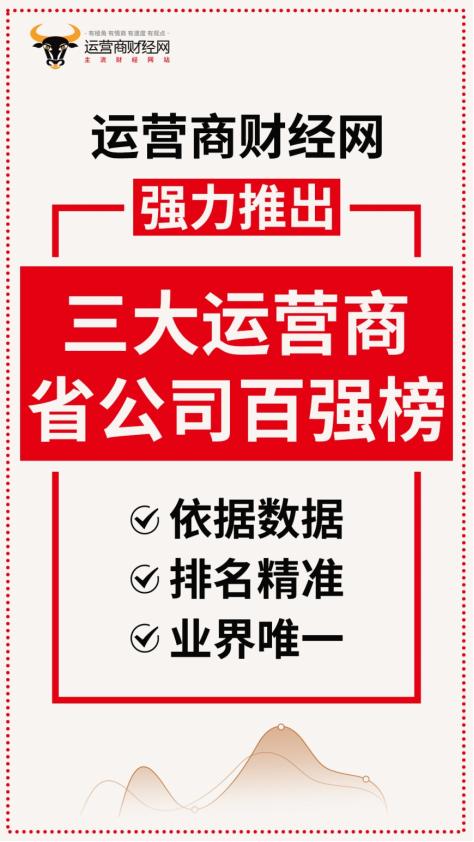 独家：三大运营商93个省公司排名  年收入第31至45名省公司揭晓：电信最多其次是联通