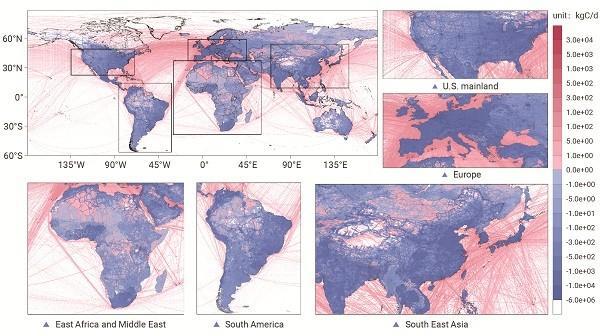 中国科学家领衔构建首个近实时全球碳地图