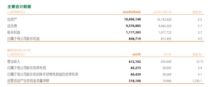 五大上市险企上半年总投资收益下滑超15%  归母净利润“两升三降”