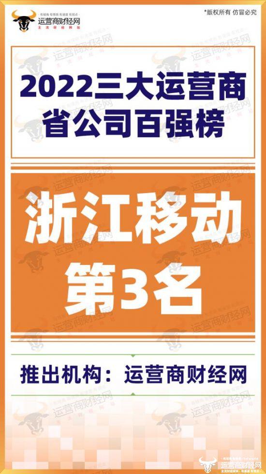 浙江三大运营商年度收入规模比较：在各自系统内都领先浙江移动最突出