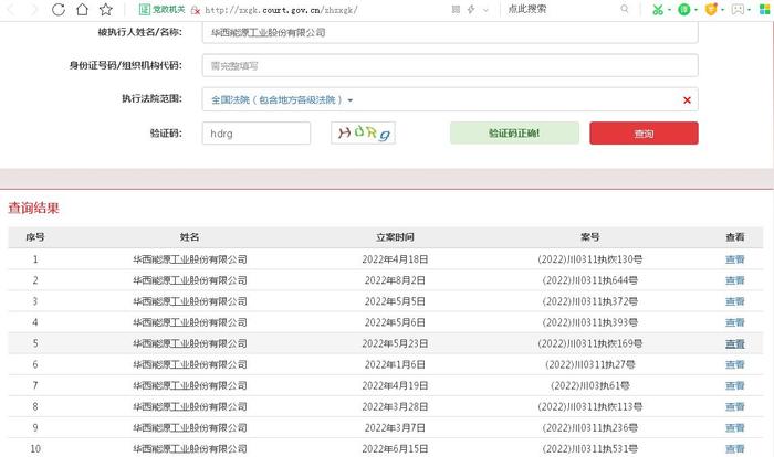 华西能源2022年上半年亏损扩大至3.31亿元背后：年内被执行信息高达31条、董事长黎仁超累计超1亿股股份被司法拍卖及裁定以股抵债