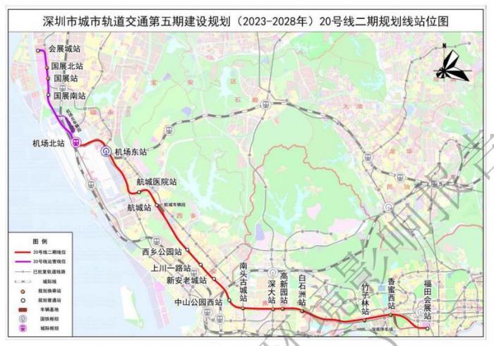 深圳地铁五期规划建设13条线路 年底运营里程将破500公里